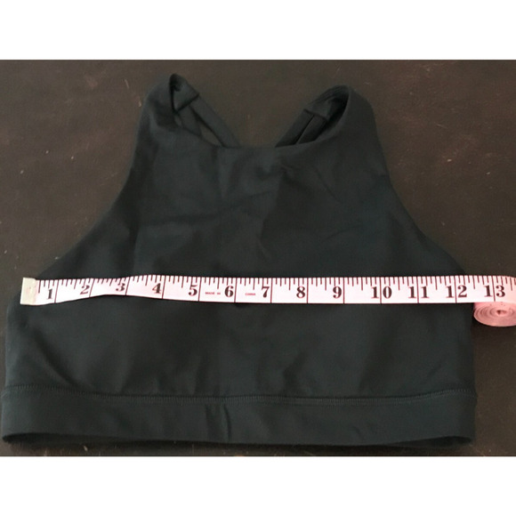 Lululemon Energy High Neck Black Sports Bra - Size 6 - Picture 5 of 8